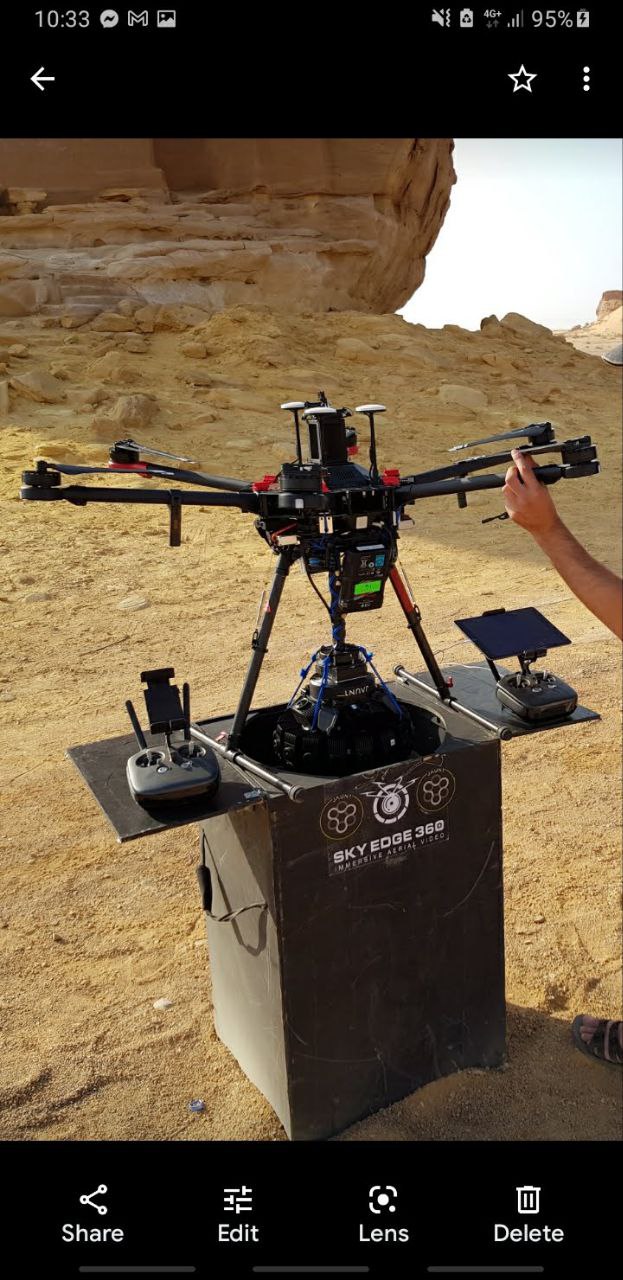 Sky Edge 360 drone ready for survey
