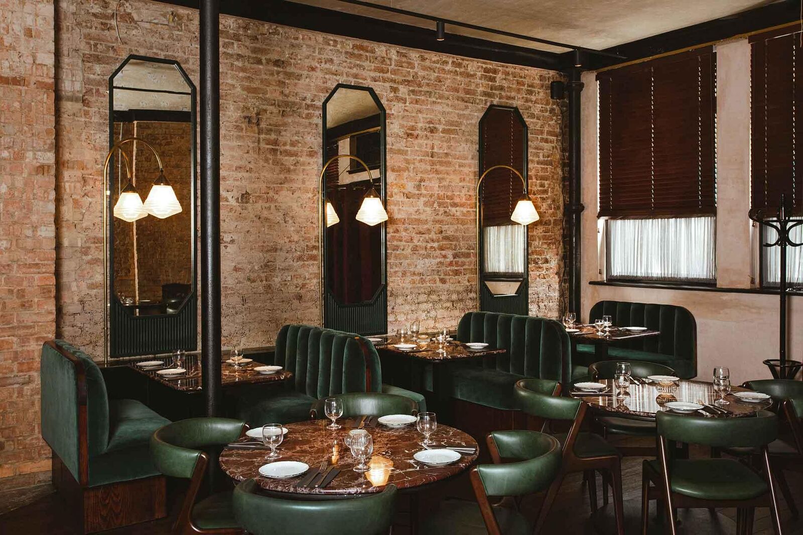 Elegant restaurant interior by SKHB