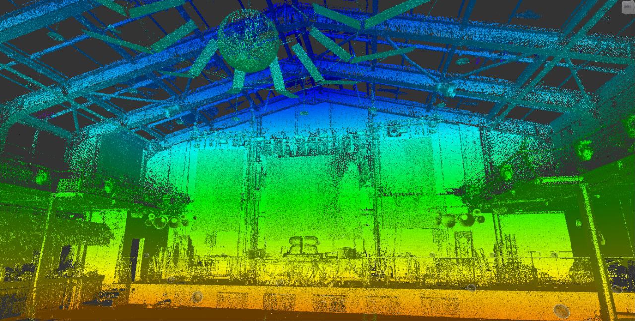 LiDAR 3D scanning for restaurant construction